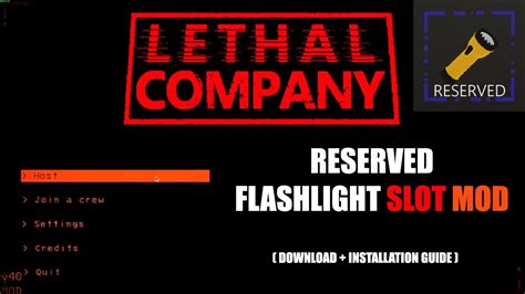 How to Download ReservedFlashlightSlot MOD to Lethal .